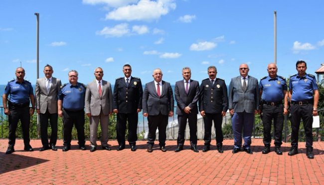 Zonguldak'ta atanan ve terfi eden emniyet müdürleri için program tertiplendi