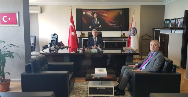 İşkur Müdürü Şentürk’ten Emniyet Müdürü Aktaş’a ziyaret