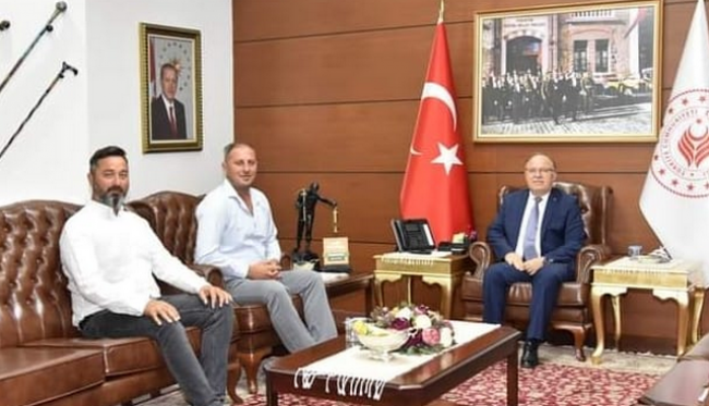 Kdz.Ereğli Su Ürünleri Kooperatifinden Vali Tutulmaz'a ziyaret