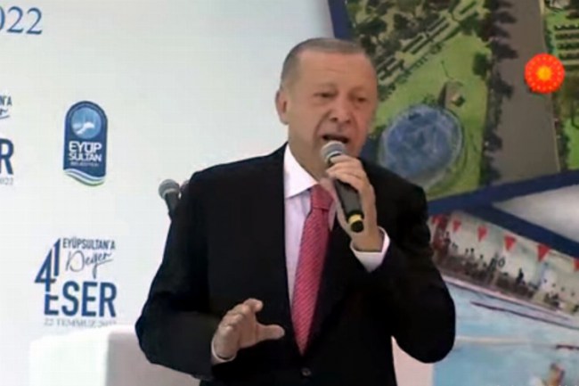 Cumhurbaşkanı Erdoğan İstanbul Eyüpsultan'da (CANLI)