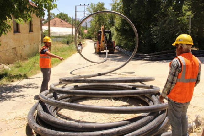 Elmalı İslamlar'da su sevinci