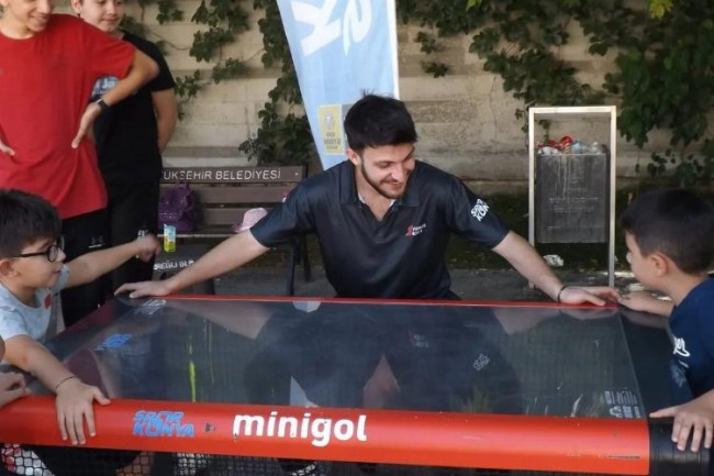 Konya'da spor şenliğine yoğun ilgi