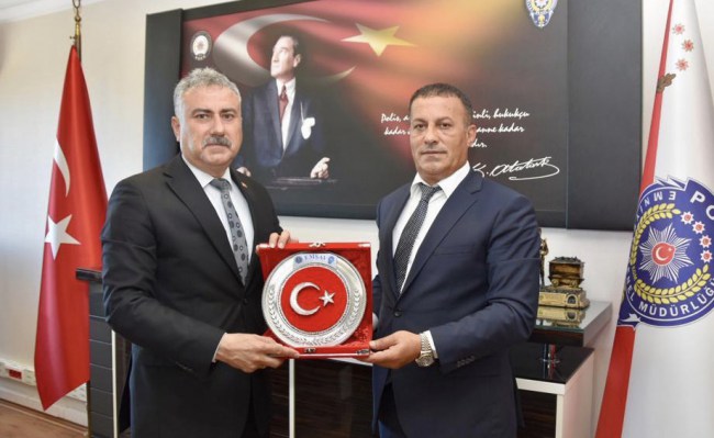 EMŞAV’dan Emniyet Müdürü Aktaş’a ziyaret