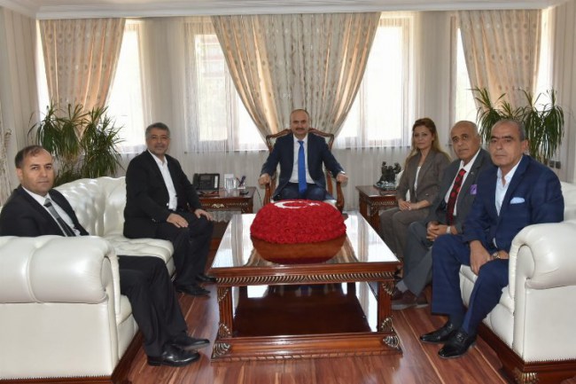 Azerbaycan'dan Batman Valisi Canalp'a ziyaret