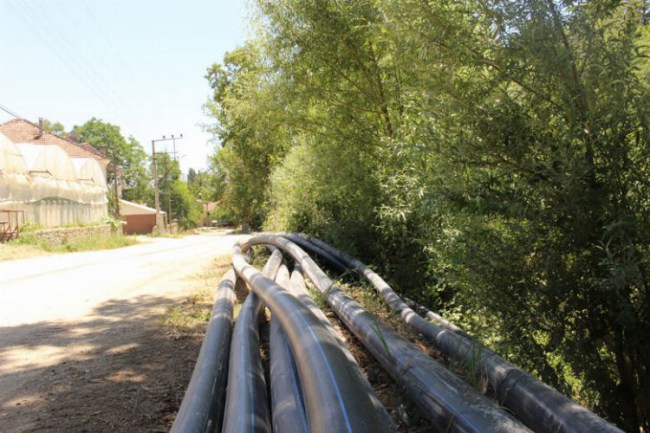 Elmalı İslamlar'da su sevinci