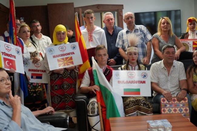 Avrupalı kafileden Başkan Tokat'a ziyaret