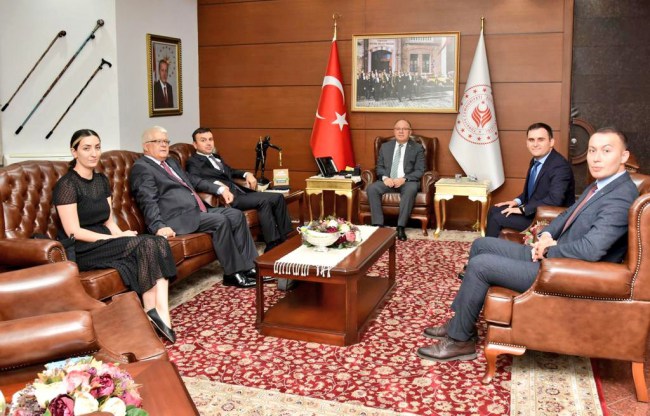 Göç idaresi başkanlığından Vali Tutulmaz’a ziyaret