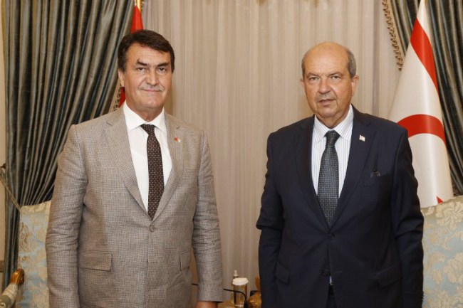 Bursa Osmangazi'den KKTC Cumhurbaşkanı Tatar'a ziyaret