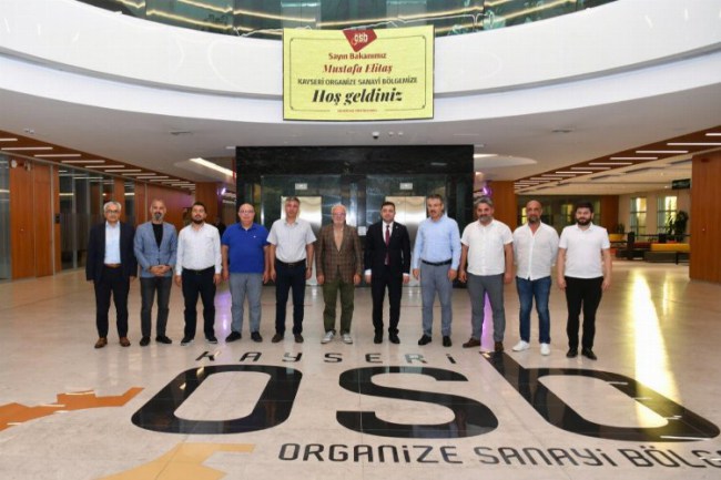 Mustafa Elitaş'tan Kayseri OSB'ye ziyaret