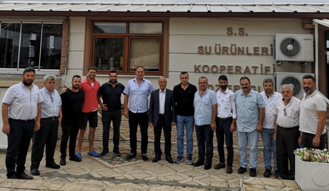 Kdz.Ereğli Şoförler Odasından Su Ürünleri Kooperatifine ziyaret
