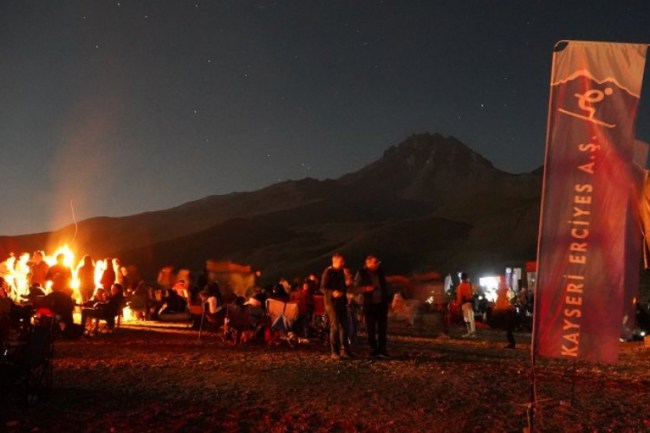Erciyes'te Perseid Meteor Yağmuru