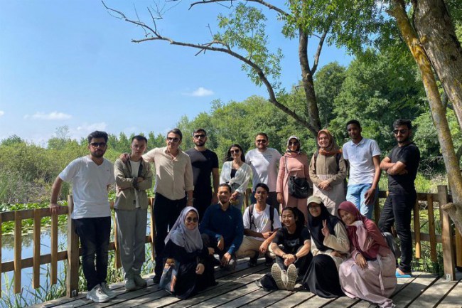 Uluslararası öğrenciler Sakarya'ya hayran kaldı