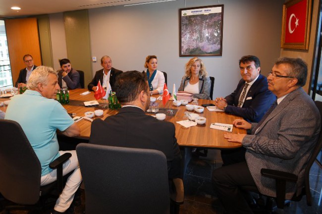 BAL-GÖÇ yeni yönetiminden Başkan Dündar'a Ziyaret