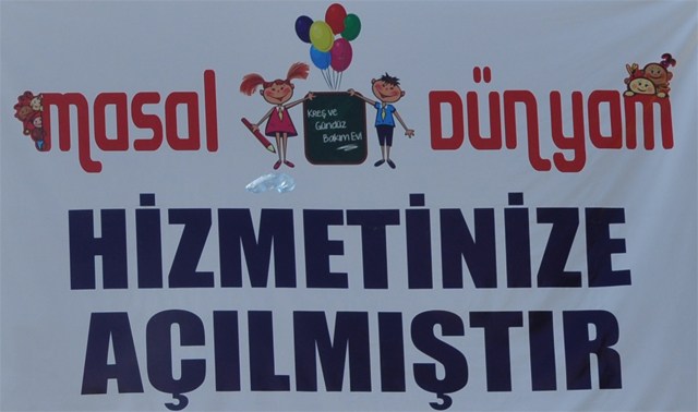 'MASAL DÜNYAM' çocuk kreşi hizmete açıldı..