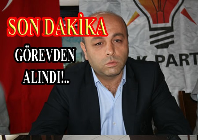 AKP Ereğli İlçe Teşkilatı görevinden alındı!..