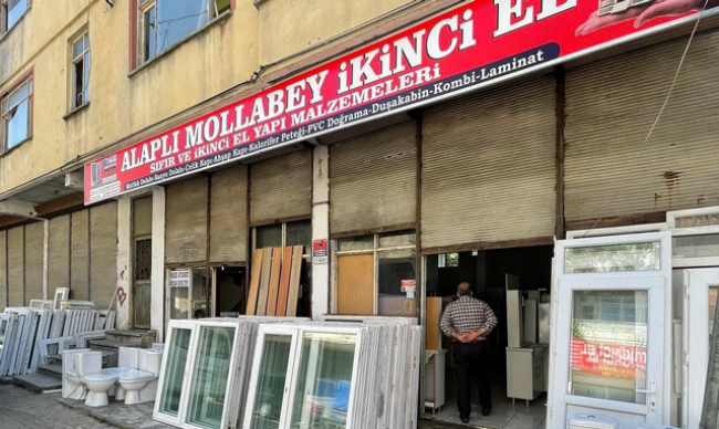 Sıfırdan farksız 2.el ürünler Alaplı Mollabey ikinci el pazarında