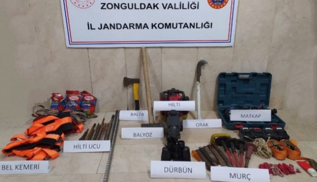 Kdz.Ereğli'de definecilere suçüstü