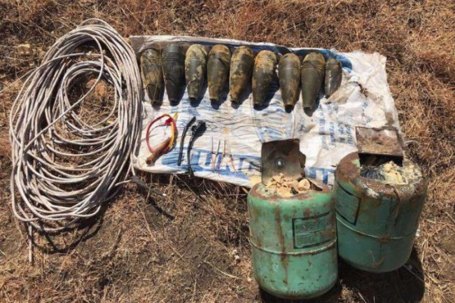 Cephaneyi toprağa gömen PKK'ya bir darbe daha