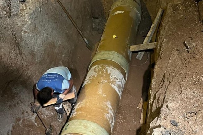 MUSKİ'den Bitez'deki DSİ arızasına müdahale