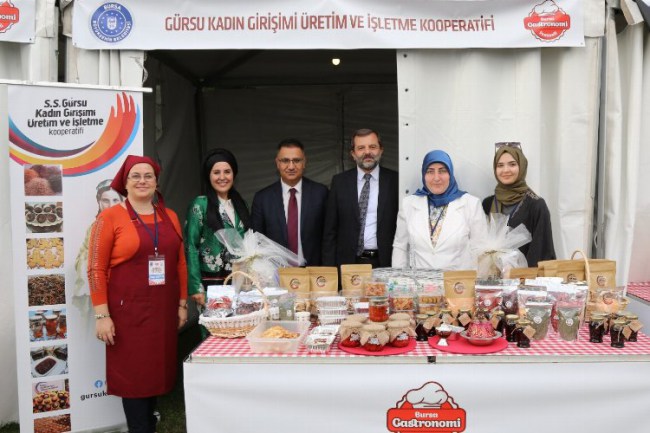 Bursa Gürsu'nun lezzetleri Gastronomi Festivali'nde