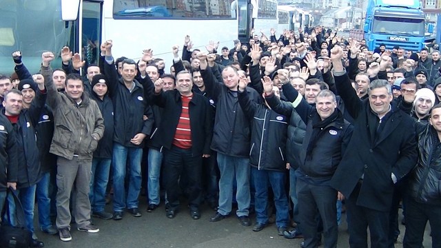 500 emekçiyle oradaydılar!..