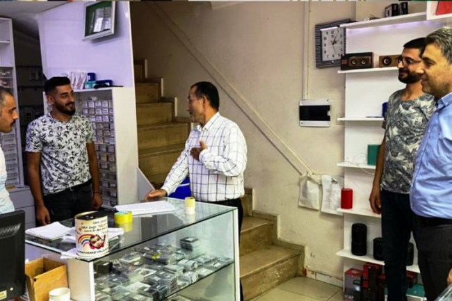 Adıyaman'da AK Parti'den esnaf ziyareti
