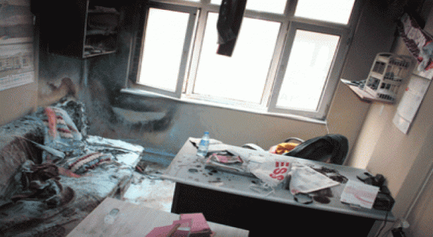 Yangından son anda kurtuldu!..