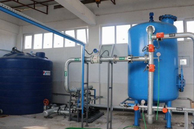 Manisa Saruhanlı'da sağlıklı içme suyuna sağlıklı depo