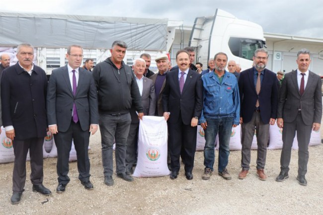 Bilecik'te üretici çiftçiye 247 ton tohum