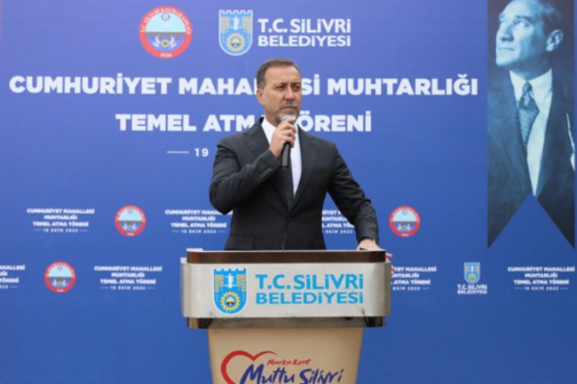 İstanbul Silivri'de yeni muhtarlığa temel atıldı