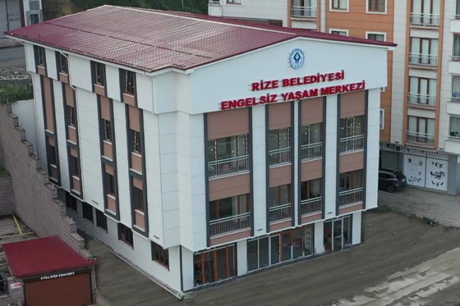 Rize'de 'engelsiz yaşam' açılışa hazırlanıyor