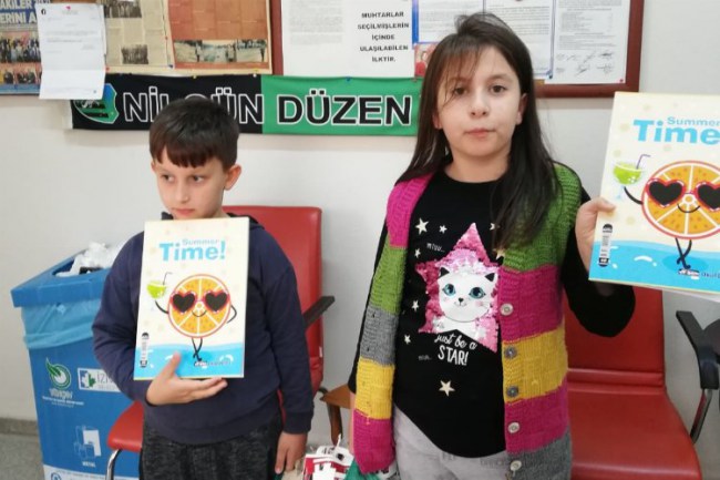 Kocaeli'de çocuklar 'Ödül Market' ile 37 ton atık topladı