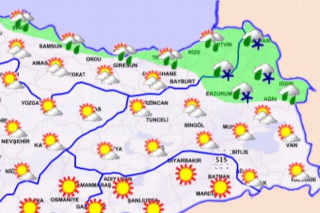 Meteoroloji'den karla karışık yağmur uyarısı