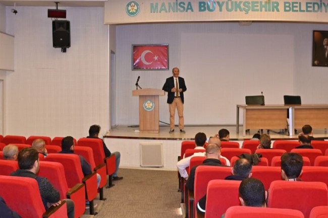 Manisa MASKİ'den saha ekiplerine iş sağlığı güvenliği eğitimi