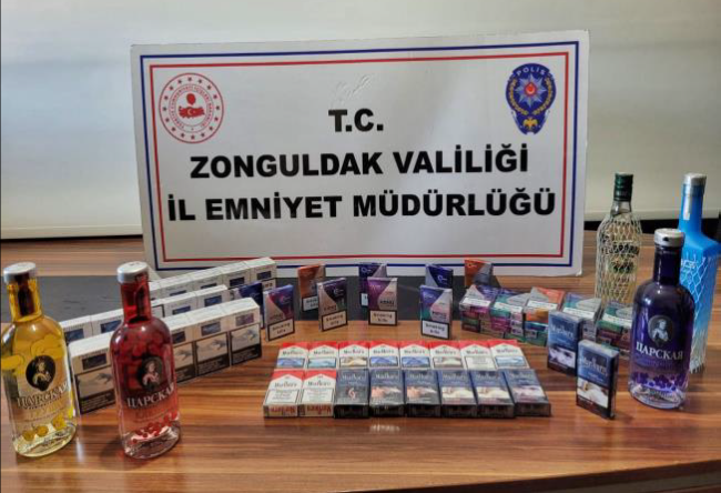 Antalya’dan kaçak alkol getiren şahıs Kdz. Ereğli’de yakalandı