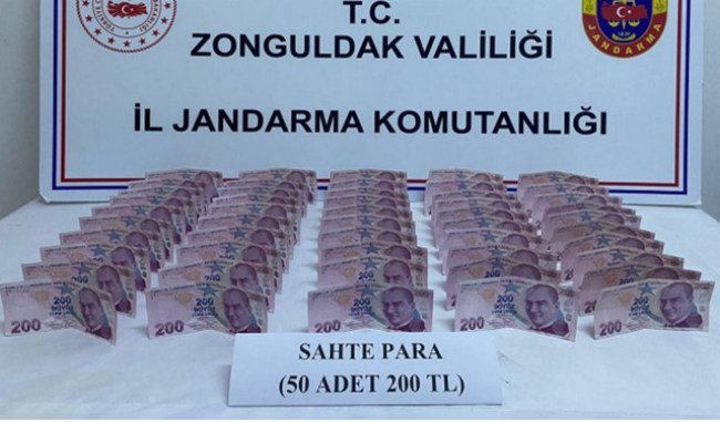 Alaplı’da sahte para operasyonu