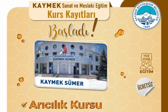 KAYMEK'ten arıcılık kursu