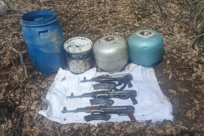 Bingöl'de terör örgütüne ait mühimmat ele geçirildi