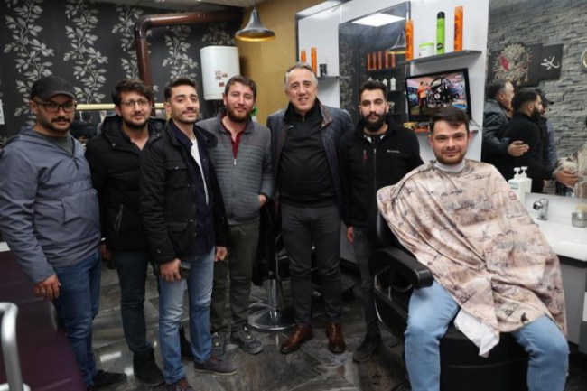 Mehmet Savran'dan esnaf ziyareti