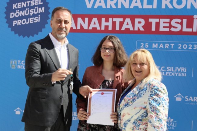 İstanbul Silivri'de kentsel dönüşümde tapu sevinci