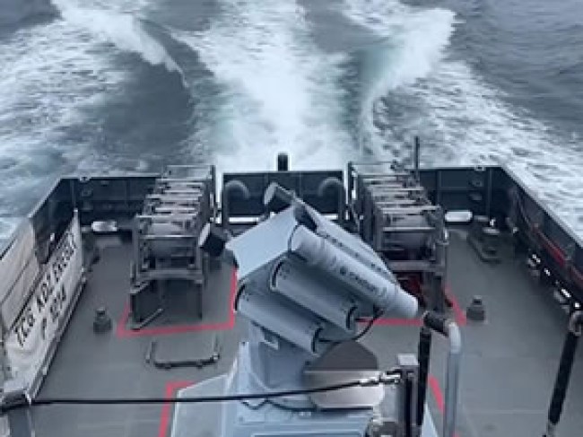 TCG Kdz.Ereğli ve TCG Kilimli DSH roketi ve su bombasını test etti