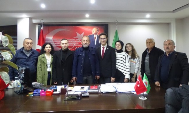 KERGEP Ziraat Odası Başkanı Zafer Yalman'ı ziyaret etti