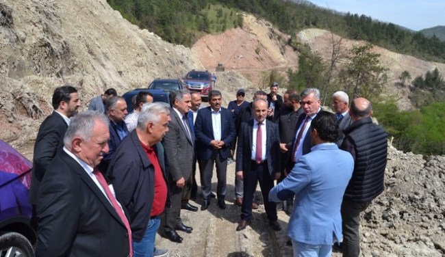 Ereğli-Devrek yolunda inceleme