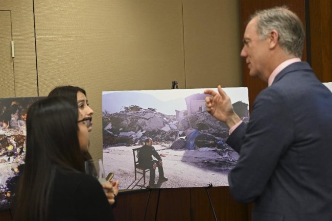 ABD Kongresi'nde "Asrın afeti"nin fotoğrafları sergilendi