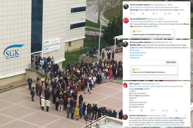 EYT'lilerin Bursa SGK isyanı: "Kaplumbağa hızında bir sistem…"