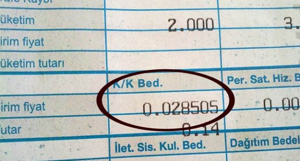 Her ay bu kadar kaçak bedeli ödüyoruz..