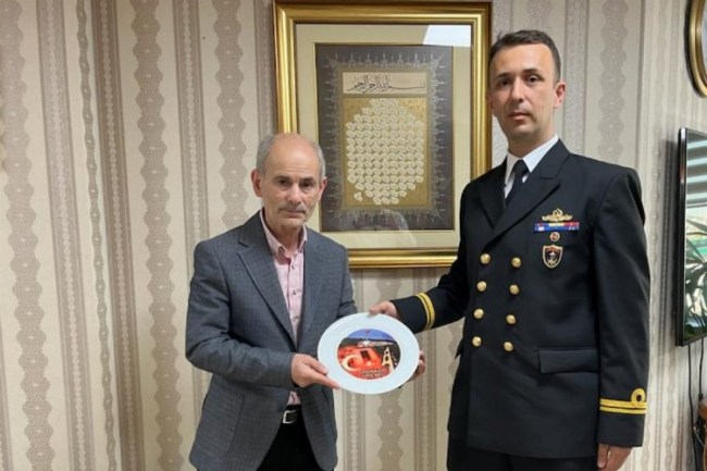 Nusret'in mürettebatından Soydabaş'a ziyaret