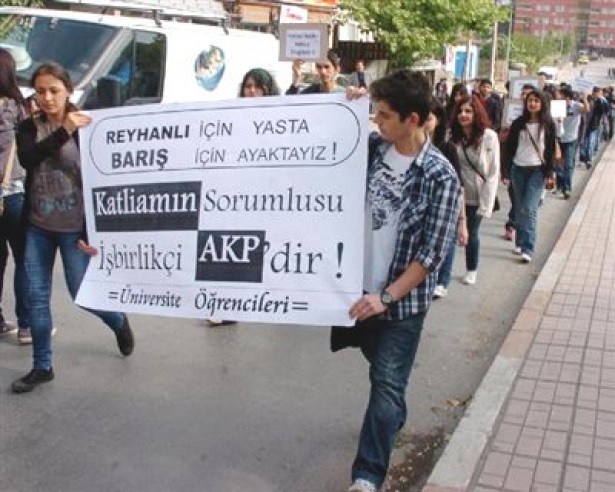 BEÜ'de Reyhanlı Protestosu!..