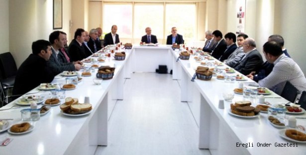 Candan, iş adamları ile buluştu..