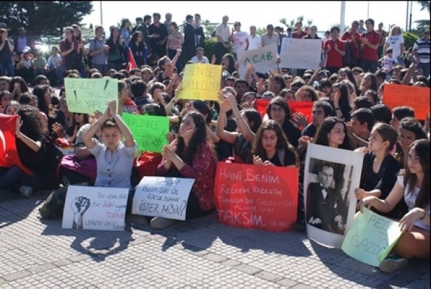 Taksim'e destek eylemleri devam ediyor!..
